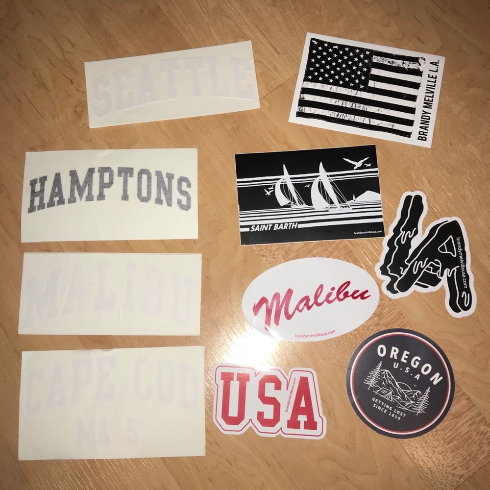 ✨ 30 Brandy Melville Stickers Random Bundle - Picture 5 of 7